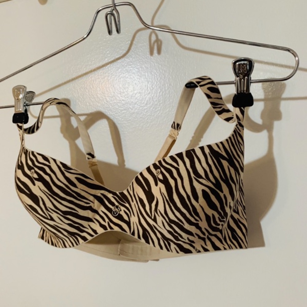 Zebra print Victoria secret bra